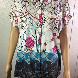 BCBGMAXAZRIA precius floral print size M